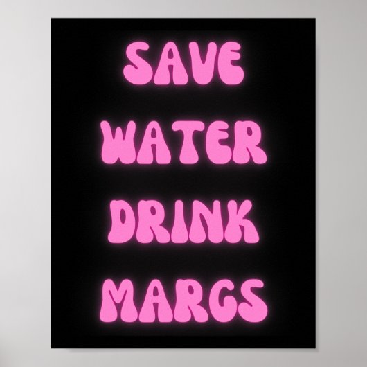 Save Water Magres Mexicaanse partij Poster (Voorkant)