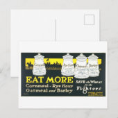 "Save Wheat for Fighters"  oorlogstijd Briefkaart (Voorkant / Achterkant)