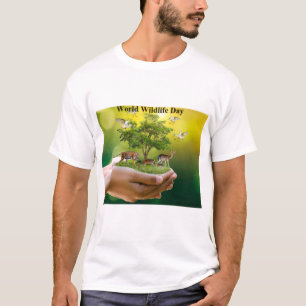 Save Wildlife & Protect Nature Grafische T-Shirt