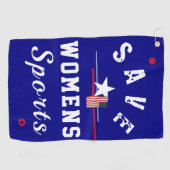Save Womens Sports Golfhanddoek (Horizontaal)