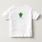 Save Zee TURTLES - Bedreigde dierenkaart Kinder Shirts (Achterkant)