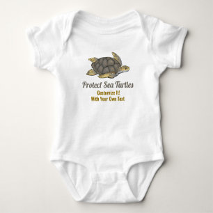 Save Zee Turtles Ocean Wildlife Habitats Klimaat Romper