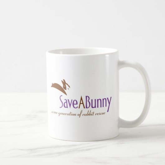 SaveABunny Logo Koffiemok (Rechts)