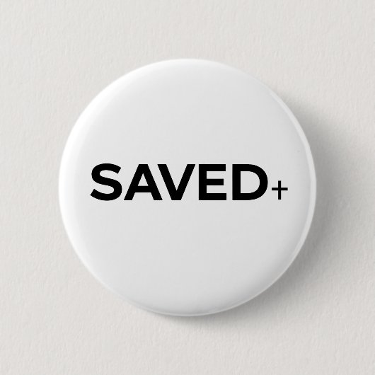 Saved + Button Pin (Voorkant)
