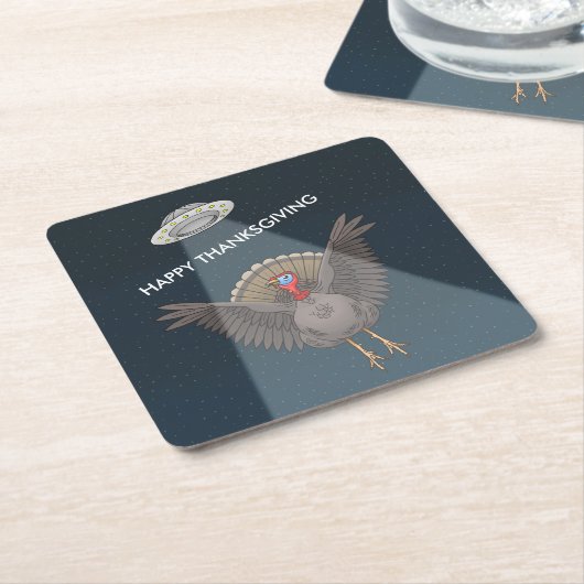 Saved By Aliens Before Thanksgiving Day Kartonnen Onderzetters (Schuin)