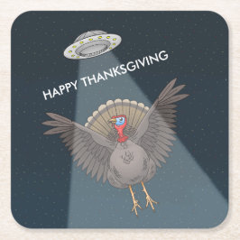 Saved By Aliens Before Thanksgiving Day Kartonnen Onderzetters