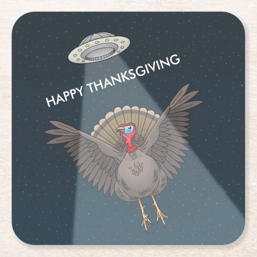 Saved By Aliens Before Thanksgiving Day Kartonnen Onderzetters (Voorkant)