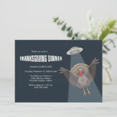 Saved by Aliens before Thanksgiving Dinner Kaart (Staand voorkant)