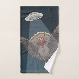 Saved By Aliens on Thanksgiving Handdoek
