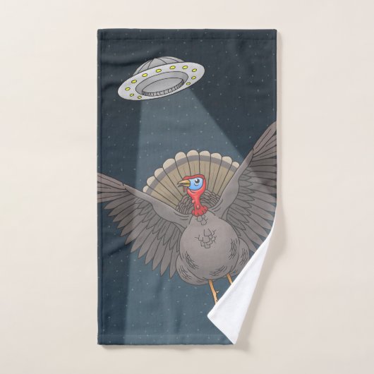 Saved By Aliens on Thanksgiving Handdoek (Handdoek)