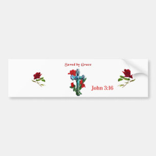 Saved By Grace Bumpersticker