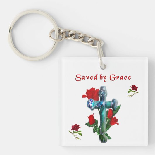 Saved By Grace Sleutelhanger (voorkant)