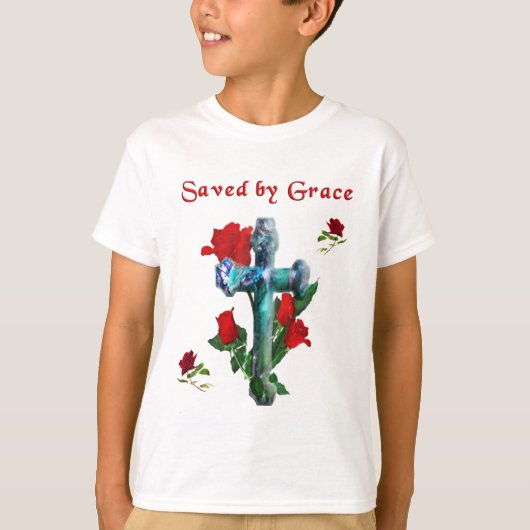 Saved By Grace T-shirt (Voorkant)