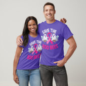 Savehe Boo Bees Funny Breast Cancer Awareness Hall T-shirt (Unisex)