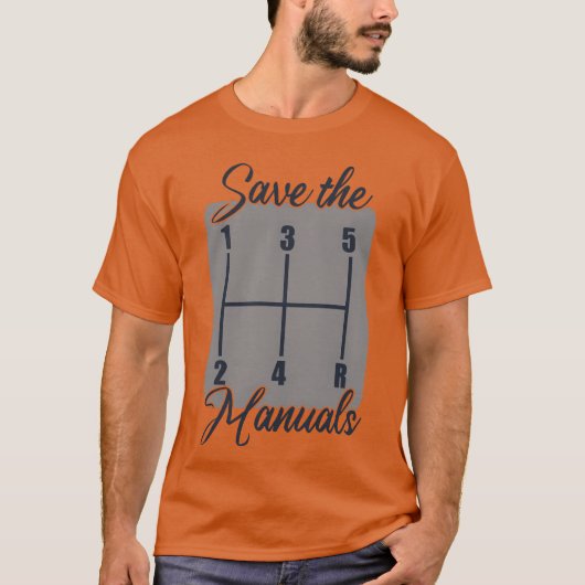 Savehe Handleidingen Handleiding Auto's vriend cad T-shirt (Voorkant)