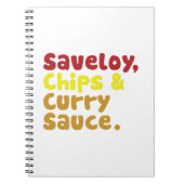 Saveloy, Chips & Curry Sauce. Notitieboek (Voorkant)