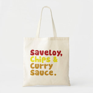 Saveloy, Chips & Curry Saus. Tote Bag