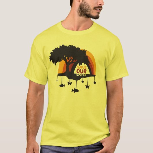 saveourearth t-shirt (Voorkant)