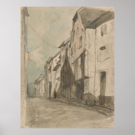 Saverne (1858) James Abbott McNeill Whistler Poster (Voorkant)