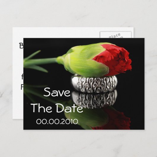 SaveThe Date Evenement en bruiloft Aankondigingskaart (Voorkant / Achterkant)