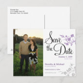 savethedaat aankondigingskaart (Voorkant / Achterkant)