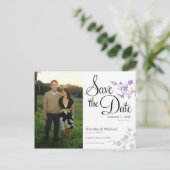 savethedaat aankondigingskaart (Staand voorkant)