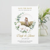 #SaveTheDateForTheWeddingOfEmily&James Kaart (Staand voorkant)