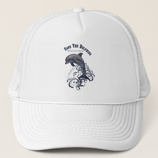 SaveTheDolphins - Trucker Hat Pet (Voorkant)