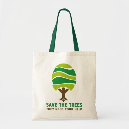 Savethetrees Tote Bag (Voorkant)