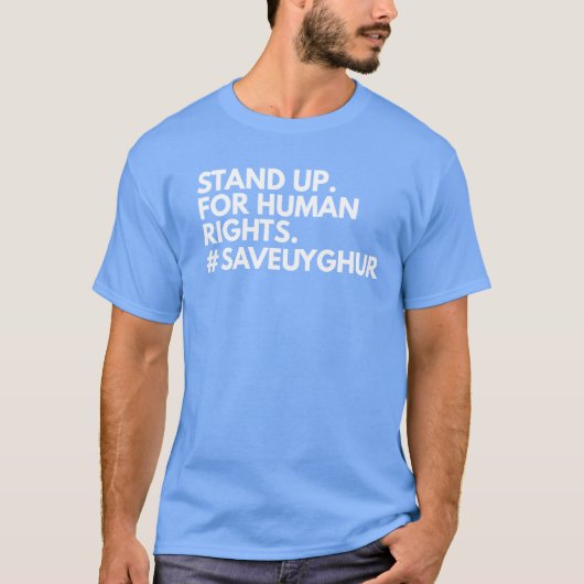 #SaveUyghur T-shirt (Voorkant)
