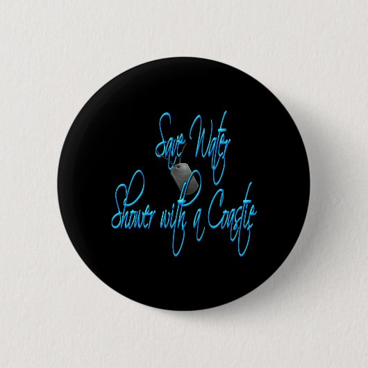 Savewatercoastie2 Ronde Button 5,7 Cm (Voorkant)