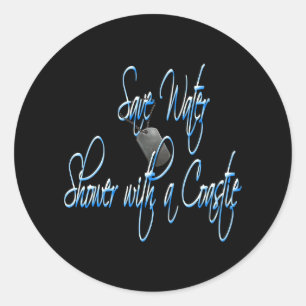 savewatercoastie3 ronde sticker