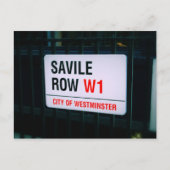 Savile Row - Londen - Briefkaart (Voorkant)