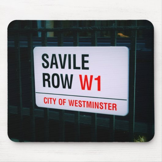 Savile Row - Londen - Mousepad Muismat (Voorkant)
