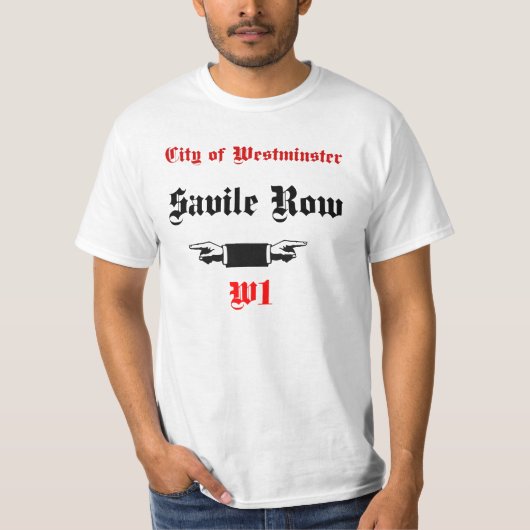 Savile Row T-shirt (Voorkant)
