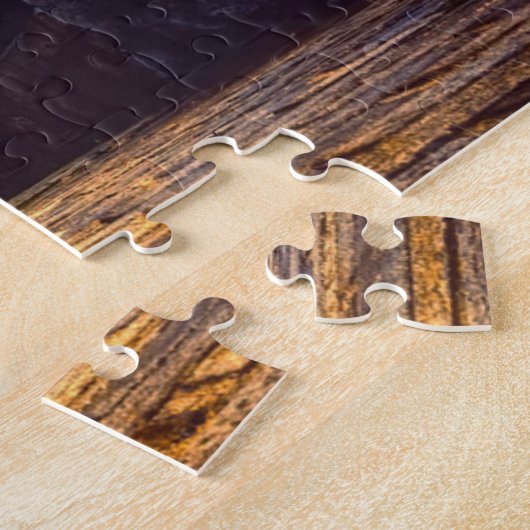 Saville Dam Connecticut.kerstgroeten Legpuzzel (Zijkant)