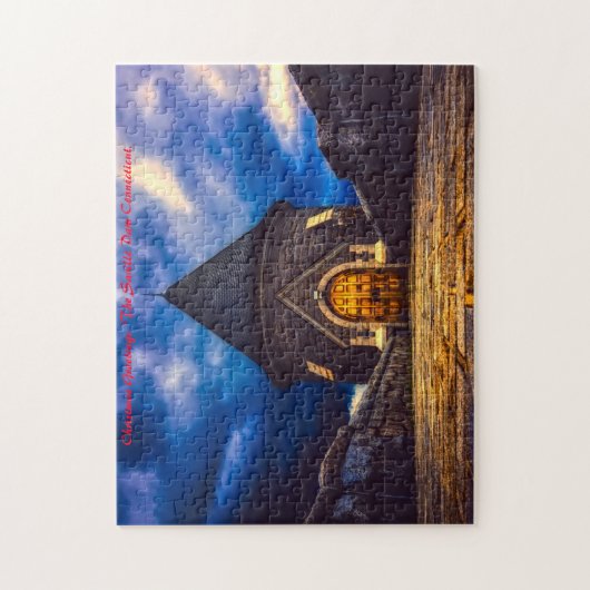 Saville Dam Connecticut.kerstgroeten Legpuzzel (Verticaal)