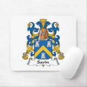 Savin Family Crest Muismat (Met muis)