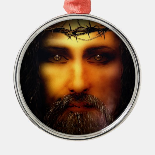 Savior Metalen Ornament (Voorkant)