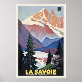 Savoie Auvergne-Rhone-Alpes Frankrijk Reisreclame  Poster
