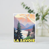 Savoie France vintage Briefkaart (Staand voorkant)