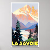 Savoie France vintage Poster (Voorkant)