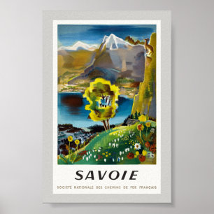 Savoie Frankrijk Vintage Poster 1946