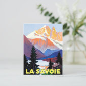 Savoie, Franse Alpen, Berg, Vintage Briefkaart (Staand voorkant)