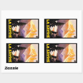 Savoie Rechthoekige Sticker (Vel)
