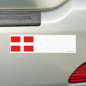 Savoie vlag bumpersticker (Op auto)