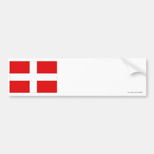 Savoie vlag bumpersticker (Voorkant)