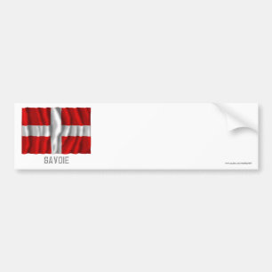 Savoie waving flag met name bumpersticker