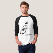 Savoir Faire 3/4 Sleeve Raglan T-shirt (Voorkant volledig)