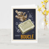 Savon De Boucle Kaart (Gele Bloem)